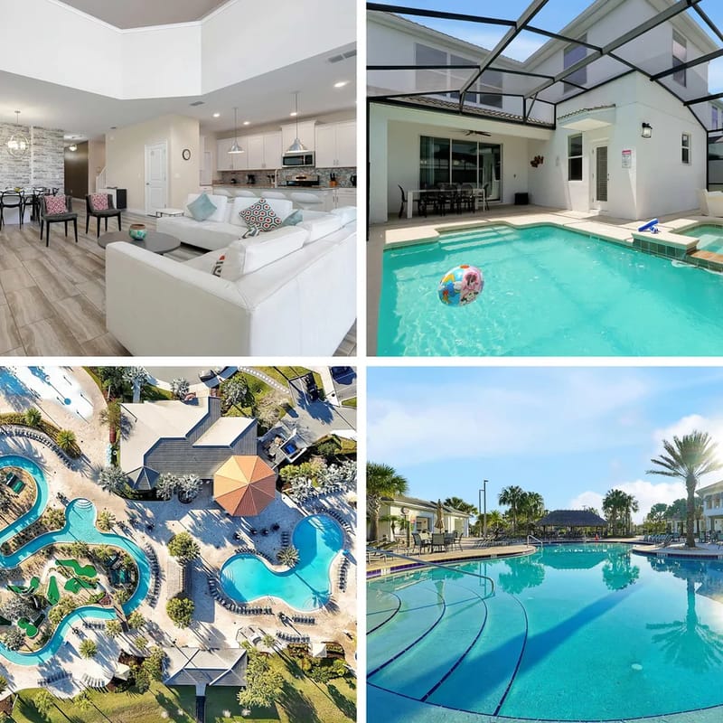 Family Disney Villa Pool 2 Club Houses