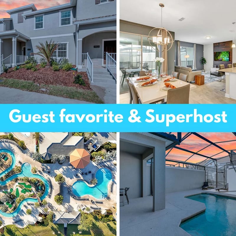 8 Min to Disney I Private Pool + Waterpark